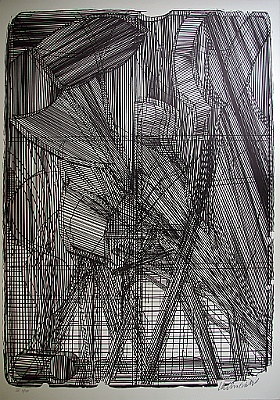 1997 - Gschtreifter - Zustand 4 - Lithographie auf Stein - 107x74,5cm